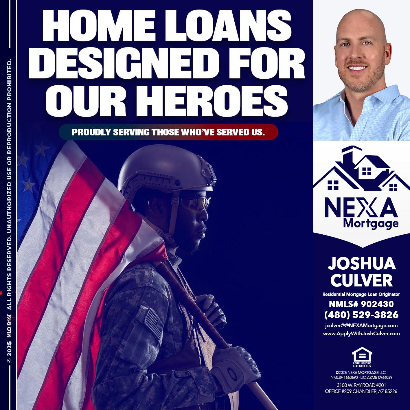 home loans - Joshua Culver -Residential Mortgage Loan Originator & Recruiter