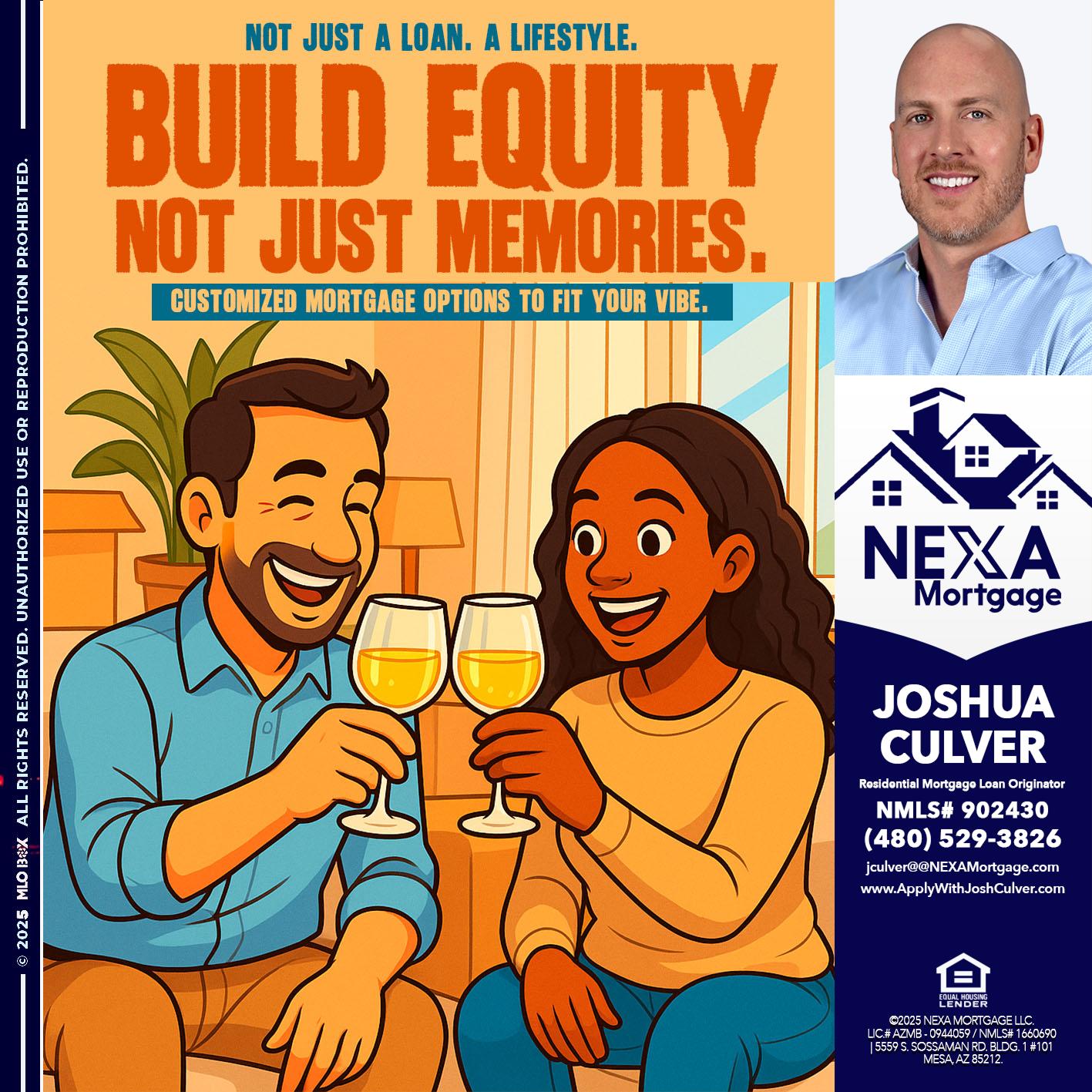 BILD EQUITY - Joshua Culver -Residential Mortgage Loan Originator & Recruiter