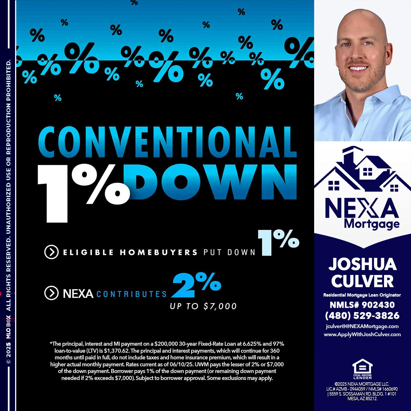 conventional - Joshua Culver -Residential Mortgage Loan Originator & Recruiter