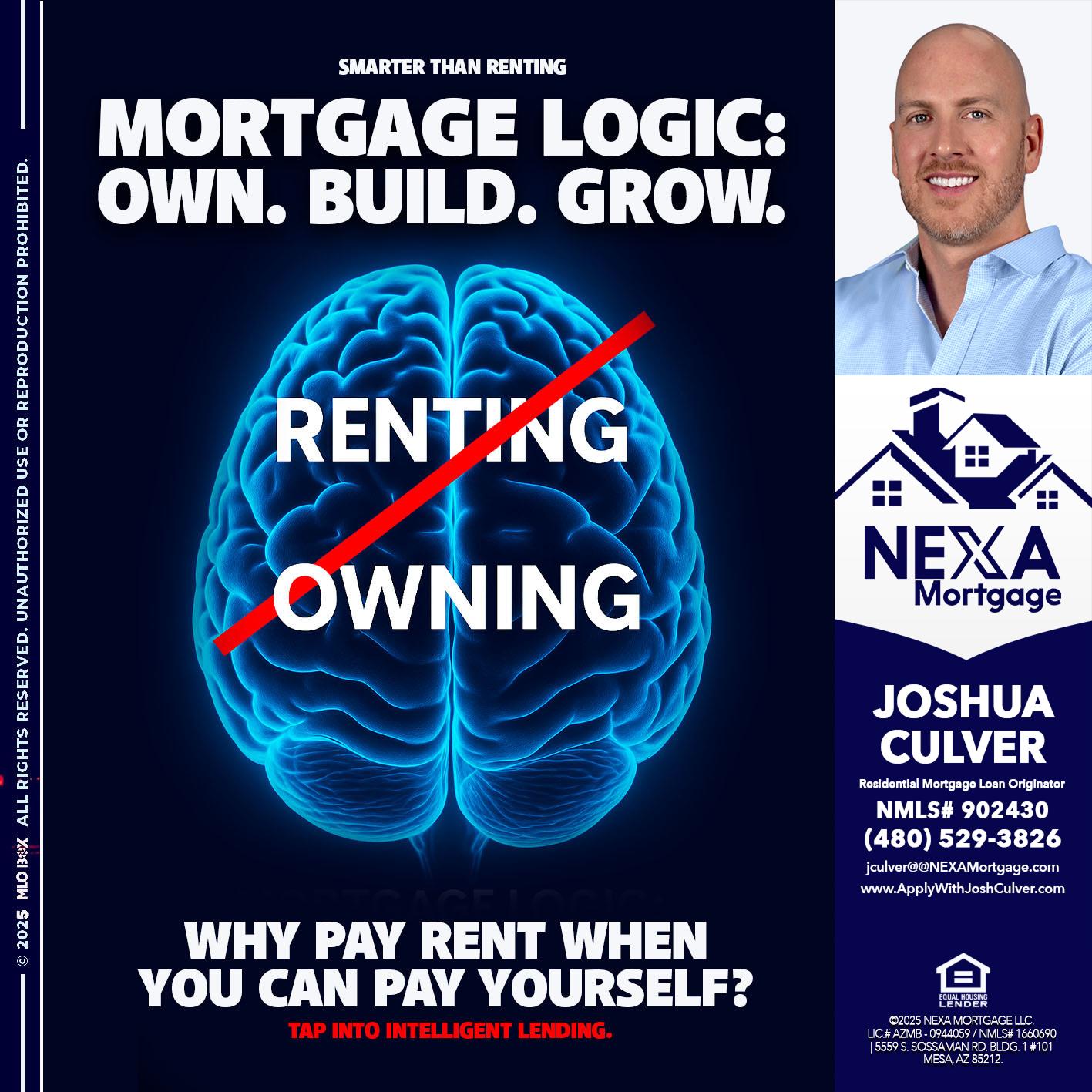 mortgage logic - Joshua Culver -Residential Mortgage Loan Originator & Recruiter