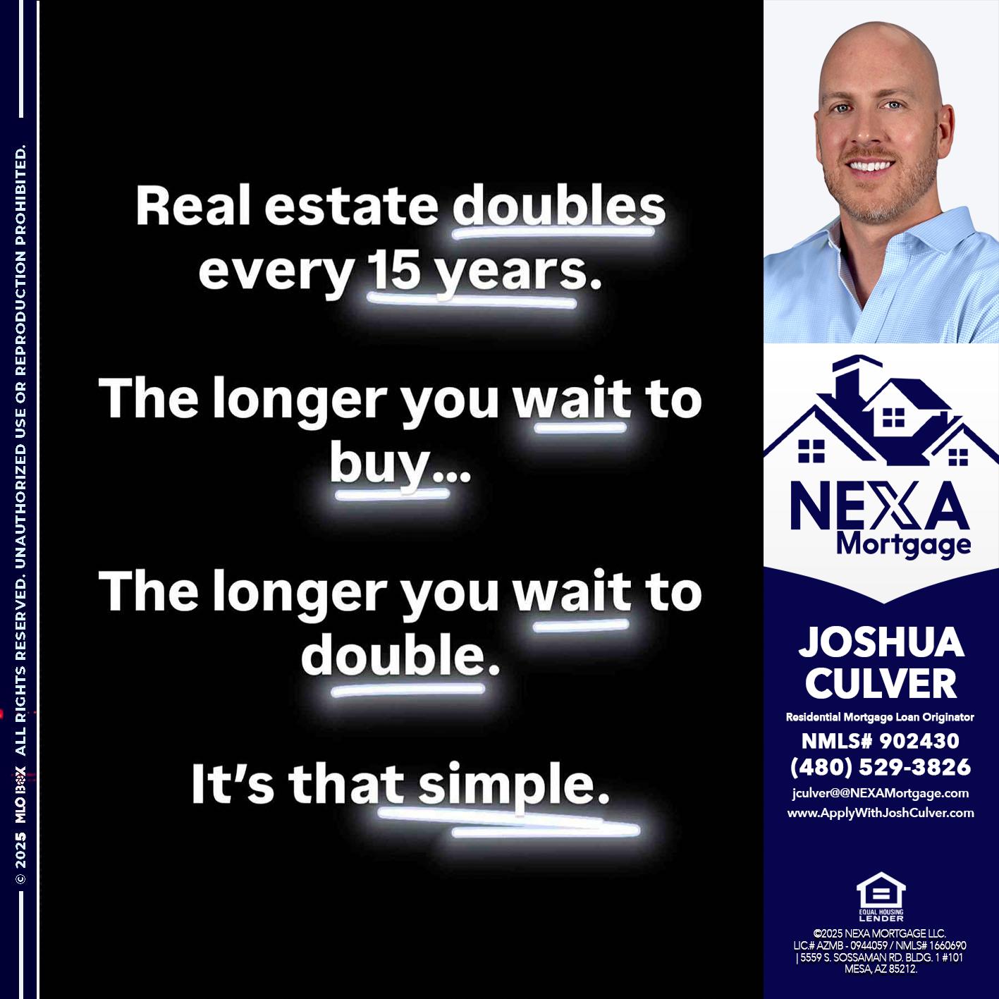 REAL ESTATE - Joshua Culver -Residential Mortgage Loan Originator & Recruiter