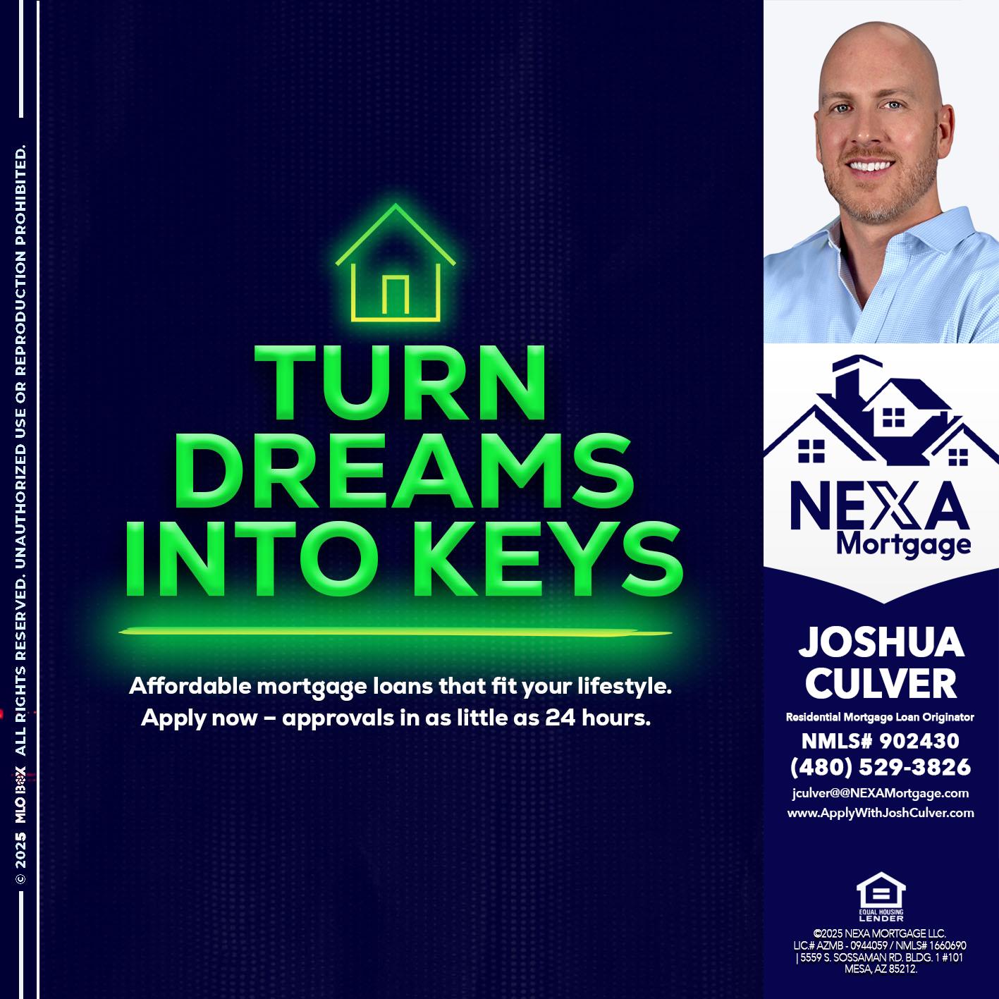turn dreams - Joshua Culver -Residential Mortgage Loan Originator & Recruiter
