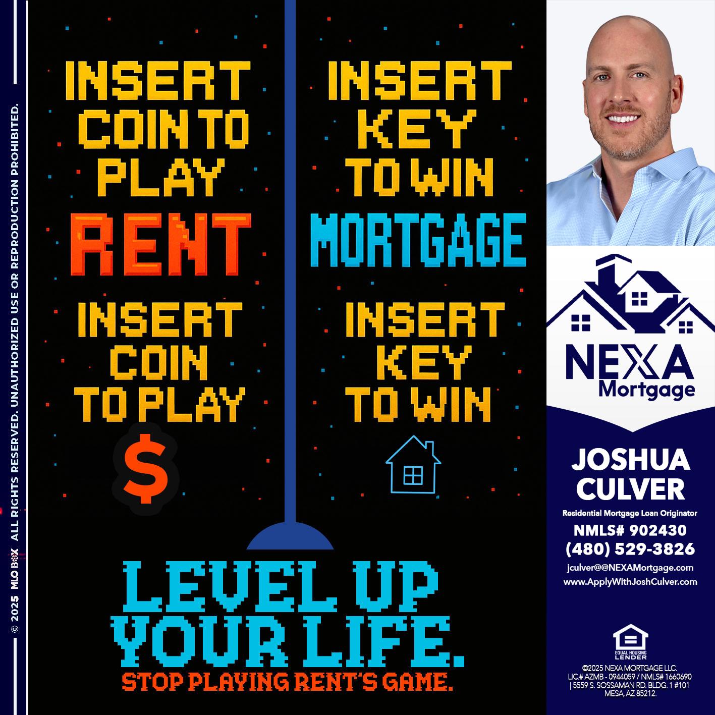 INSERT COIN - Joshua Culver -Residential Mortgage Loan Originator & Recruiter