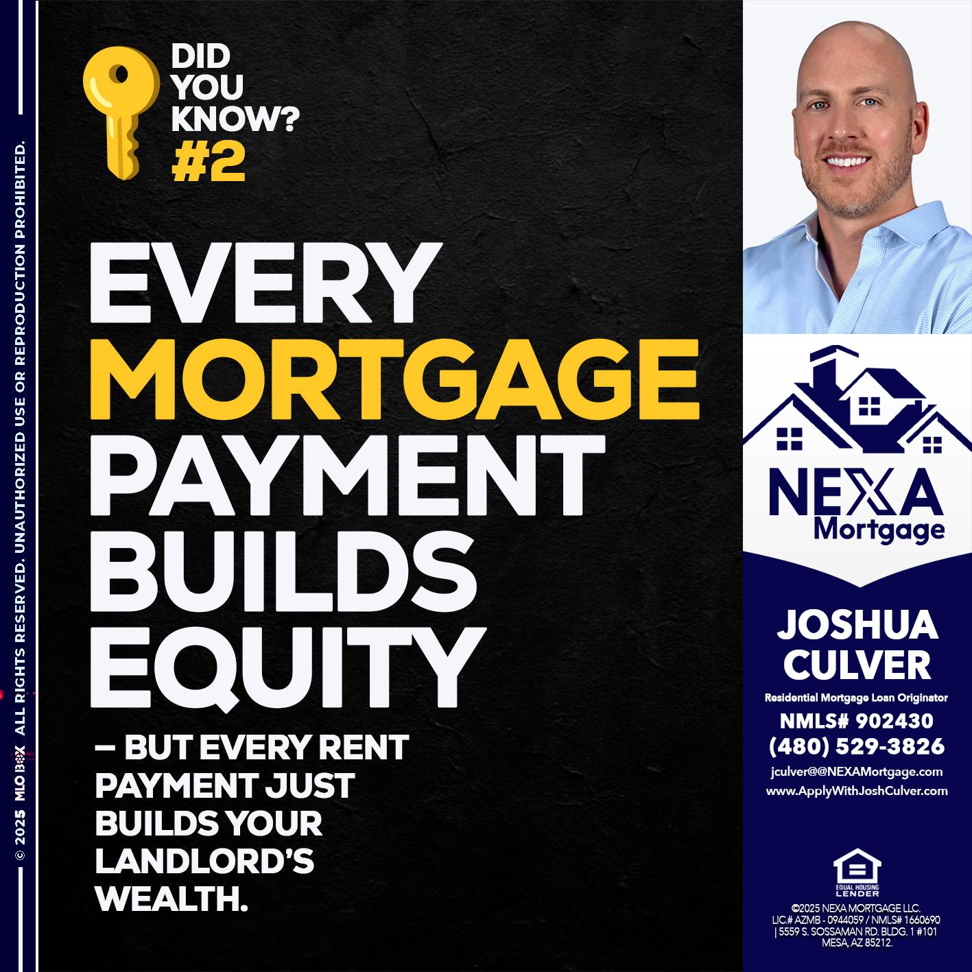 DID YOU KNOW? - Joshua Culver -Residential Mortgage Loan Originator & Recruiter