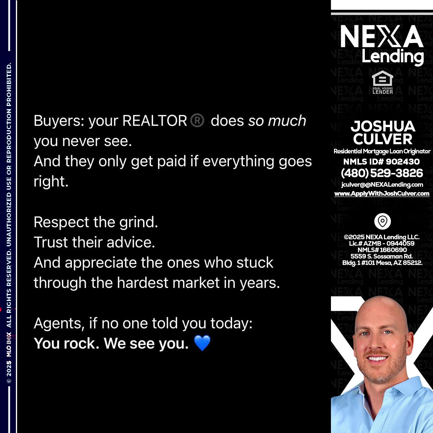 BUYERS - Joshua Culver -Residential Mortgage Loan Originator & Recruiter