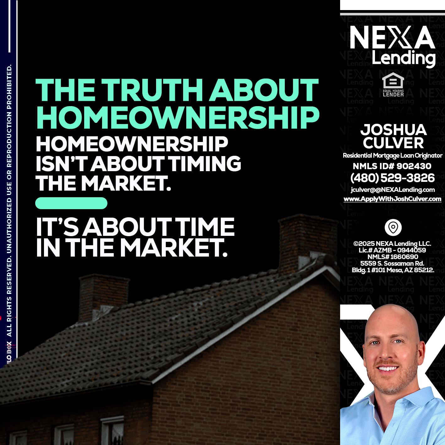 THE TRUTH ABOUT - Joshua Culver -Residential Mortgage Loan Originator & Recruiter