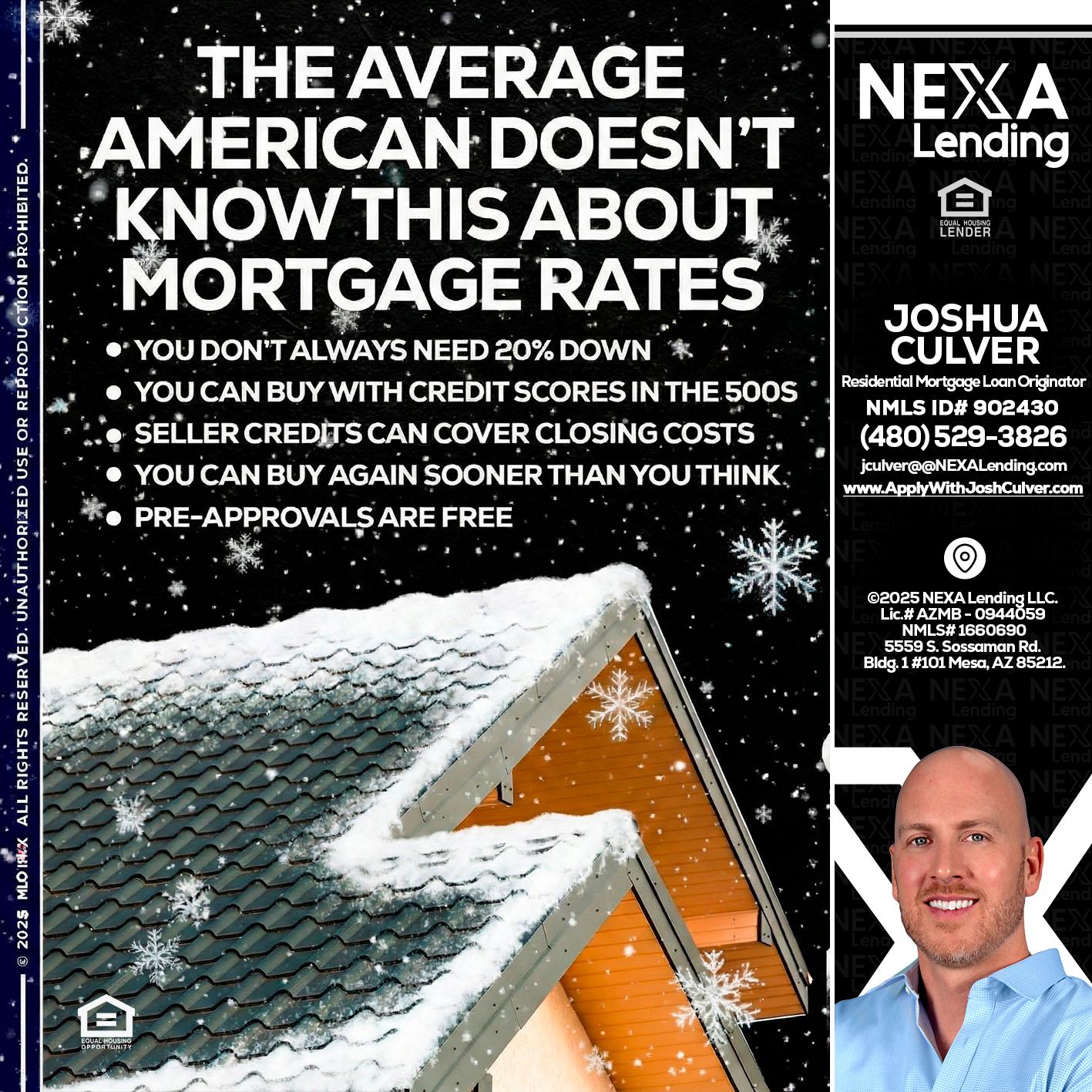 THE AVERAGE - Joshua Culver -Residential Mortgage Loan Originator & Recruiter