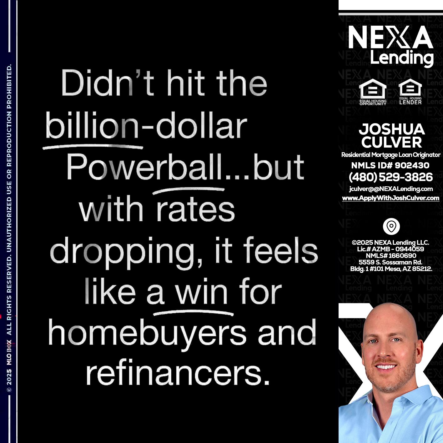 DIDNT HIT - Joshua Culver -Residential Mortgage Loan Originator & Recruiter