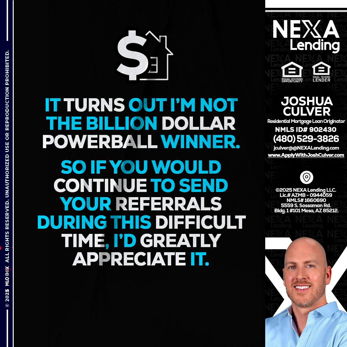 IT TURNS - Joshua Culver -Residential Mortgage Loan Originator & Recruiter
