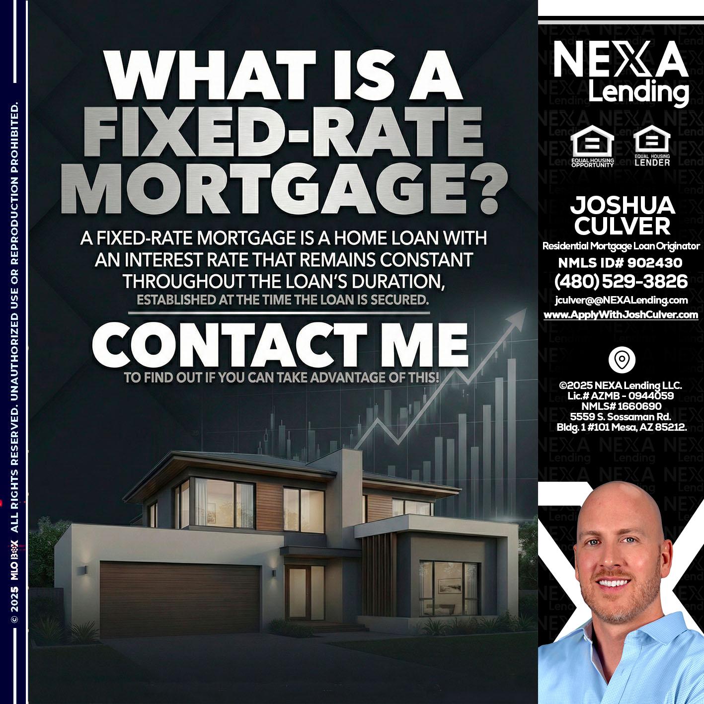 WHAT IS A - Joshua Culver -Residential Mortgage Loan Originator & Recruiter