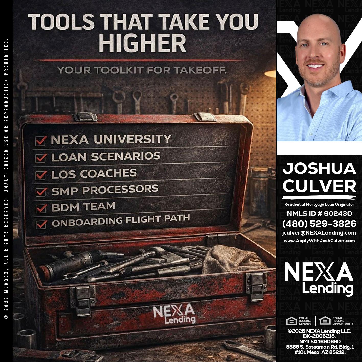 TOOLS THAT - Joshua Culver -Residential Mortgage Loan Originator & Recruiter