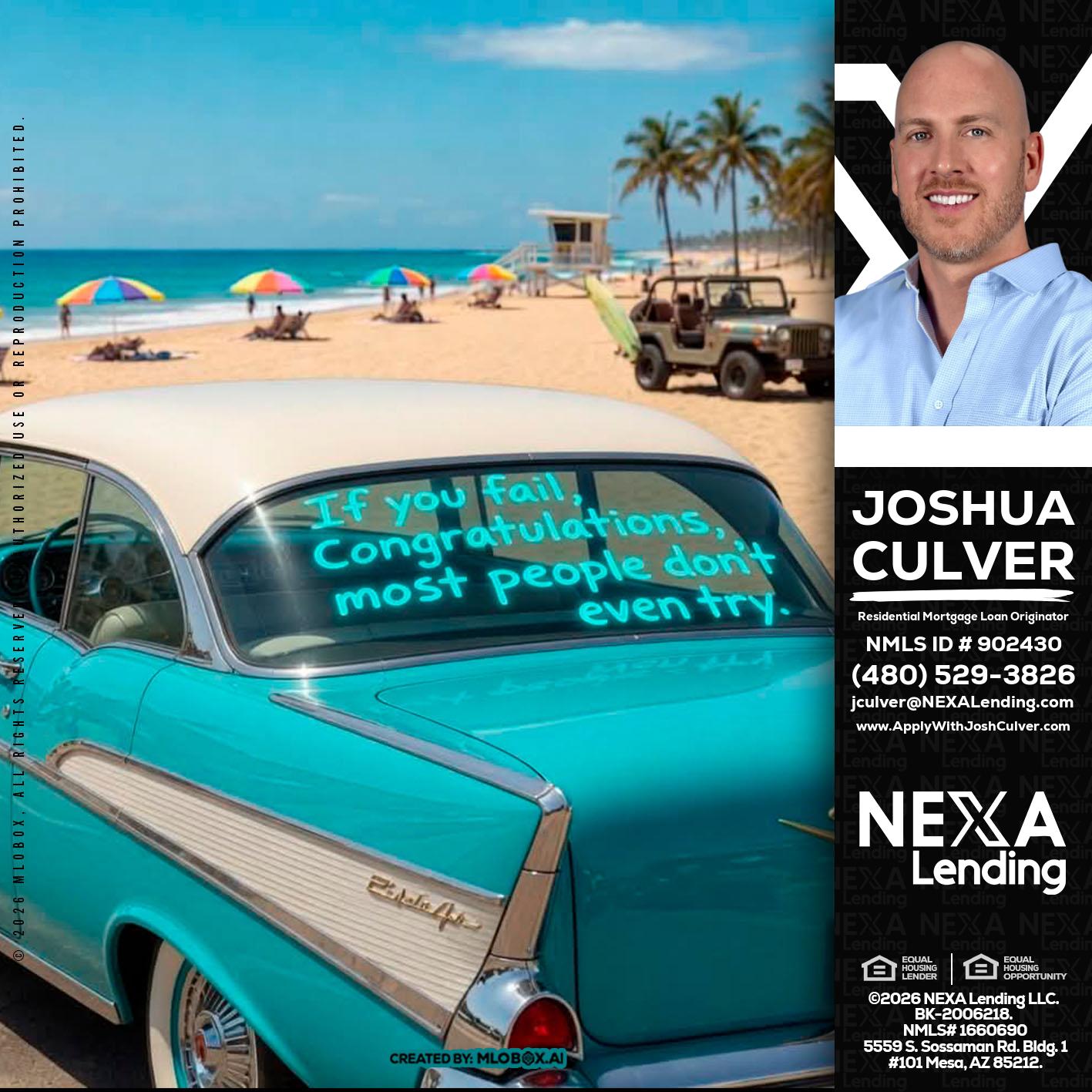 if you - Joshua Culver -Residential Mortgage Loan Originator & Recruiter