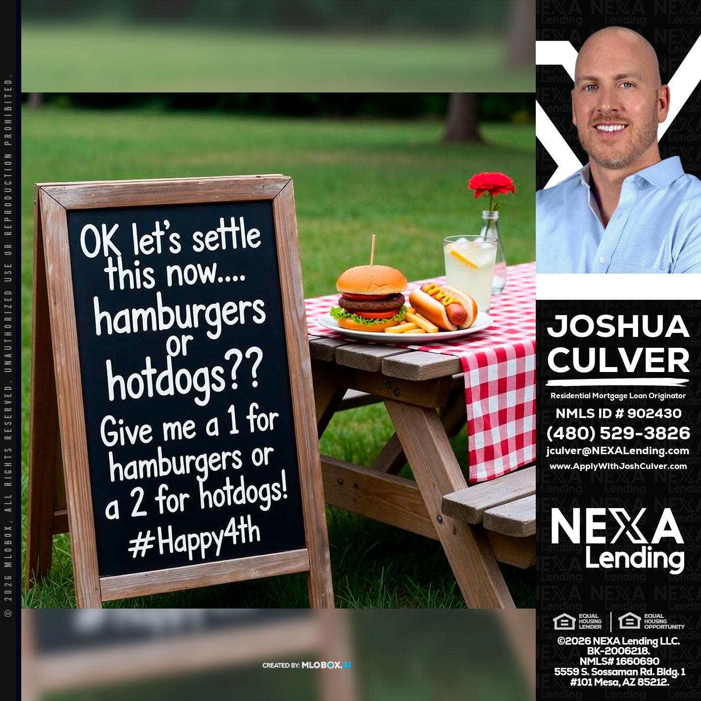 let settle this - Joshua Culver -Residential Mortgage Loan Originator & Recruiter