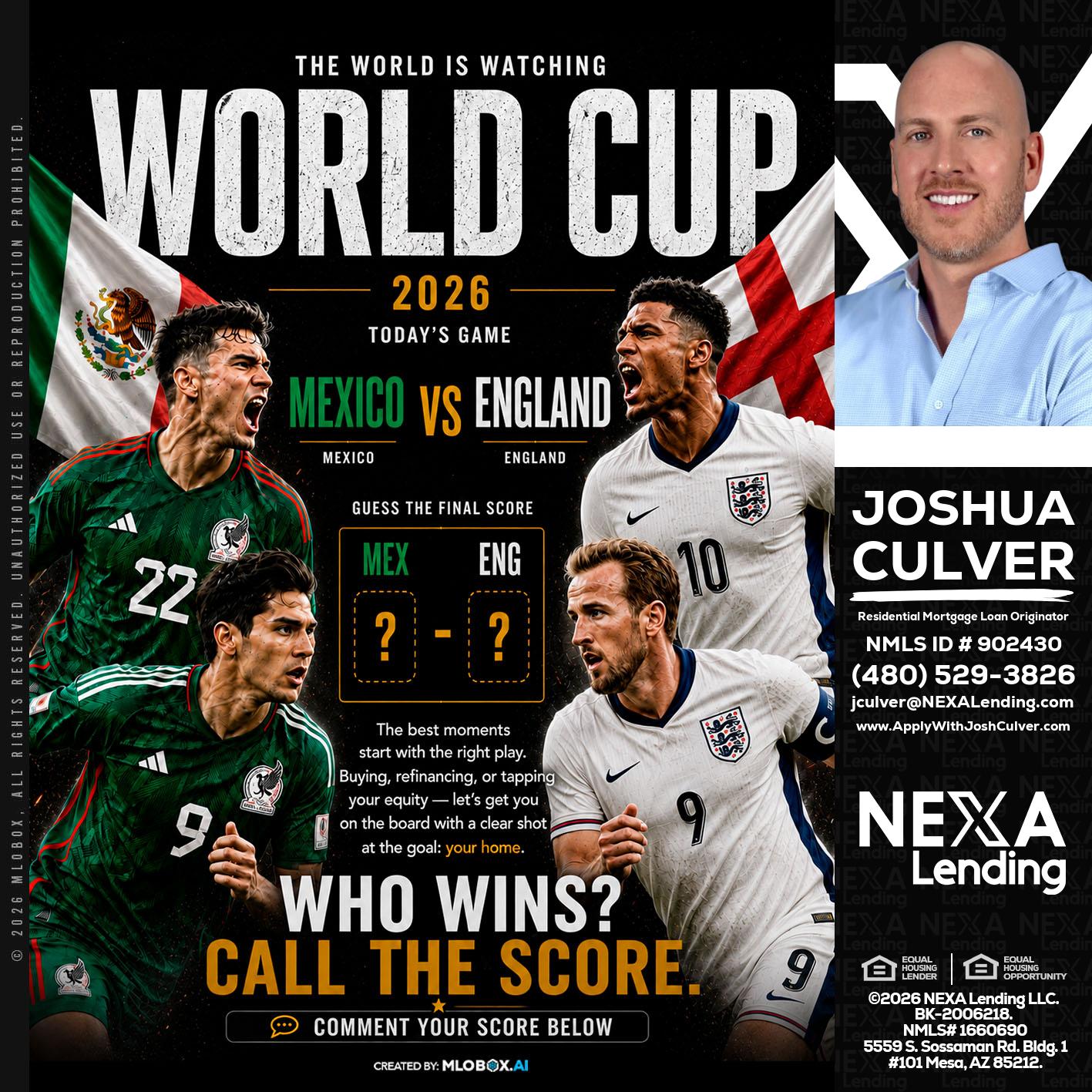 WHO'S WIN - Joshua Culver -Residential Mortgage Loan Originator & Recruiter
