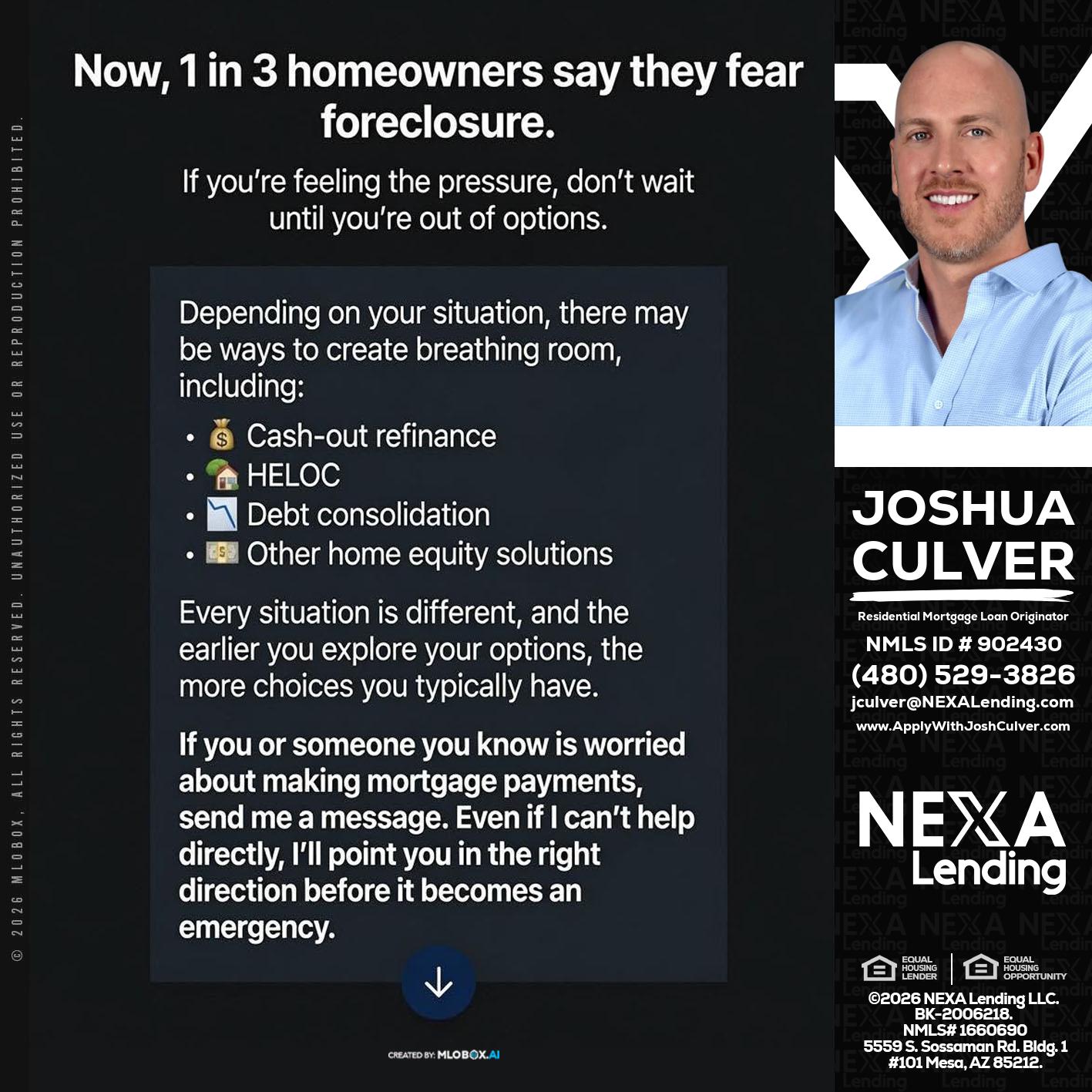 NOW - Joshua Culver -Residential Mortgage Loan Originator & Recruiter
