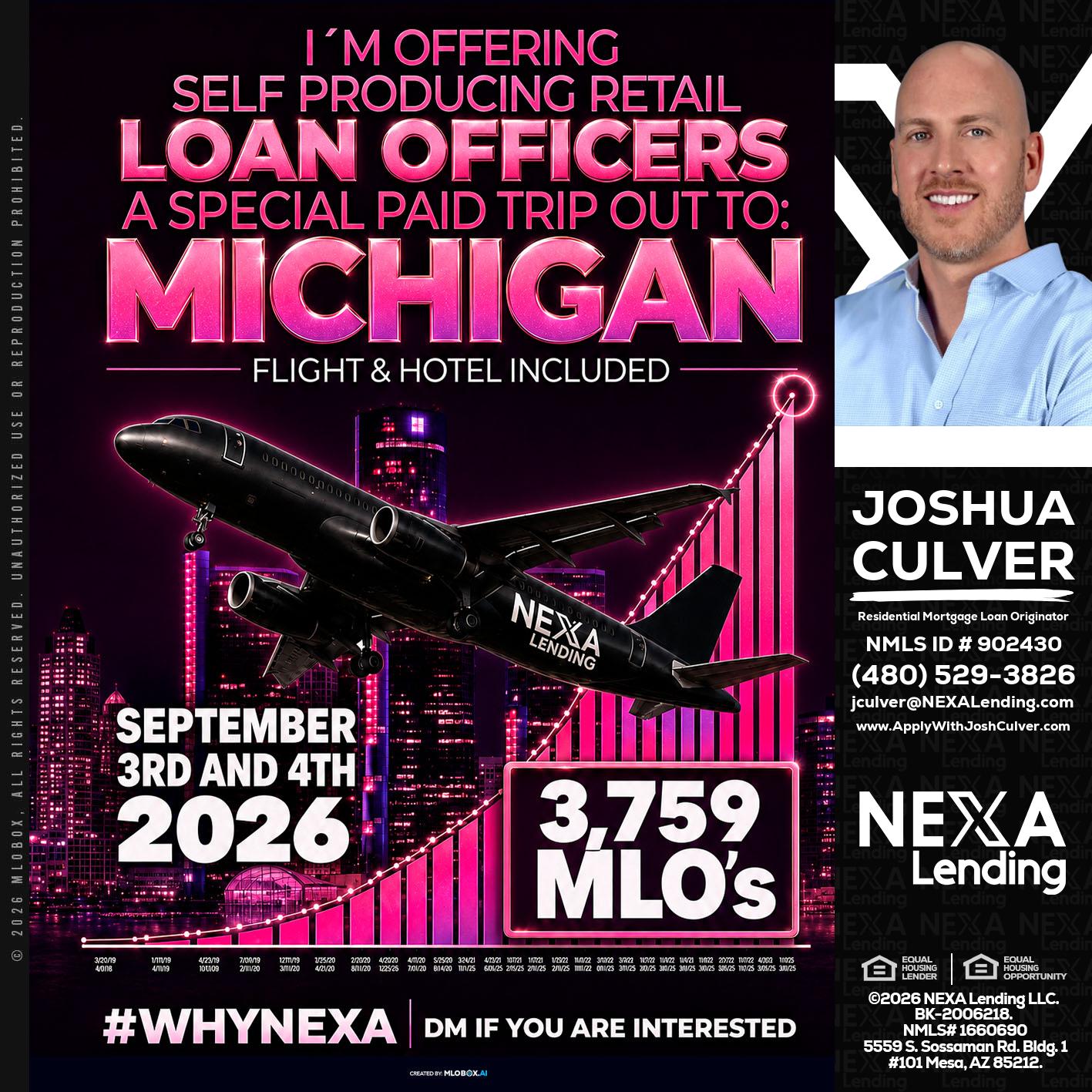 MICHIGAN TRIP - Joshua Culver -Residential Mortgage Loan Originator & Recruiter