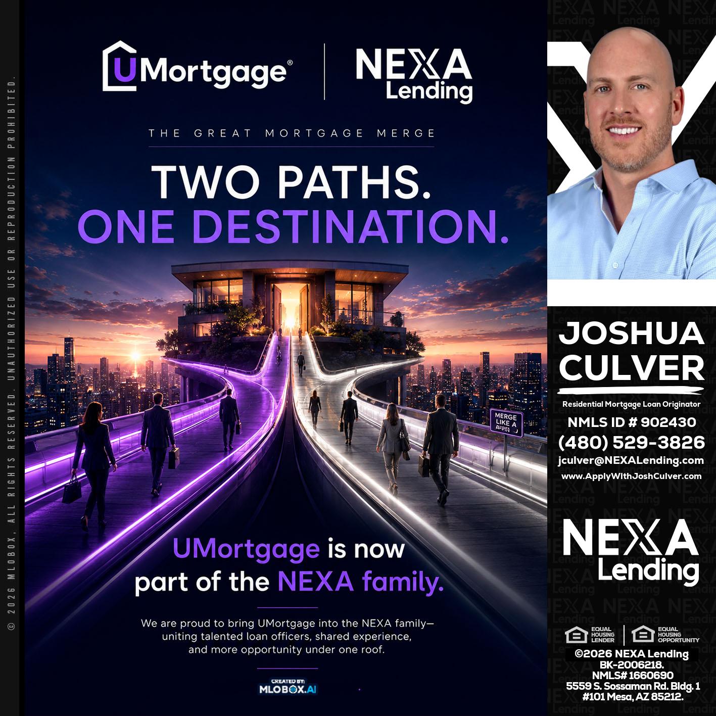two path - Joshua Culver -Residential Mortgage Loan Originator & Recruiter